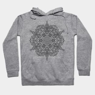 MANDALA to paint by yourself 02 Hoodie